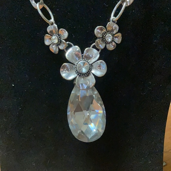 Vintage rhinestone necklace - Picture 2 of 4